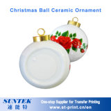 3'' Christmas Bell Ceramic Ornament Sublimation Blank