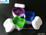 Denture Bath Box Dental False Teeth Storage Box with Strainer Artificial Tooth Set Holder