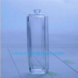 Shaped Glass Bottle for Perfume Clear 120ml