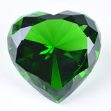 Machine Cut Glass Crystal Heart Diamond Wedding Favor