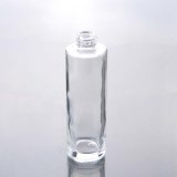 3oz Round Shaped Empty Clear Glass Lotion Bottle