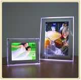 Latest Custom Frameless Backlit Table Stand Crystal Light Box (A4)