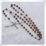 Traditional Religious Beads Rosary with Cross (IO-cr259)