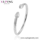 52003 Fashion Zircon Simple Design Adjustable Gold-Plated Jewelry Bangle for Women