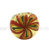 Flower Design Glass Spoon Pipes Hand Pipe with Factory Price (ES-HP-352)