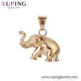 33519 Simple Elegant 18K Color Fashion Elephant Designs Pendant for Women Cute Jewelry
