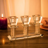 Crystal 3 Head Candle Holder Wedding Party Home Decor Tealight Candlesticks Wedding Event Candlestick Candelabra