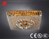 Crystal Ceiling Lamp with Glass Dressing