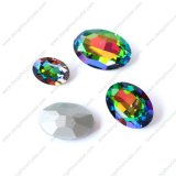 Rainbow Color Oval Shape Crystal Stone for Necklace Making