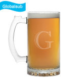 Custom Printed Personalized Glass Beer Steins 16oz