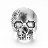 VAGULA Vintage Silver Ring Punk Skull Ring