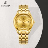 New Designer Mens Gold Automatic Watch with Japan Movement 72839