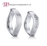 Lovers Valentine Christmas Gift Wedding Silver Ring Promise Love Ring Couple Rings