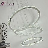 Hotel Decorative Luxury K9 Clear Crystal Round Pendant Lamp
