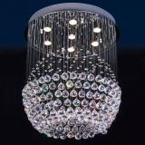 New Hanging Crystal Chandelier LED Round Pendant Lamp 6017-7