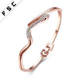 2017 Promotional High Quality Fashion Jewellery Snake Rhinestone Bracelet