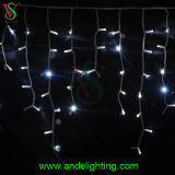 LED Rubber Cable Icicle Lights for Christmas Holiday Wall Decoration