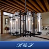 Modern Design Glass Tube Artistic Chandelier Pendant Lamp for Living Room