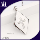 Fashion Cross Zircon Jewelry 316L Stainless Steel Pendant