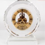 Promotional Crystal Table Clock Crystal Gift for Business Souvenirs Gifts