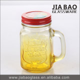 475ml Hot Sell Customized Spray Color Mason Jar Glass