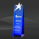 Blue Crystal Star Wedge Award (DMC-DCS387, DMC-DCS388, DMC-DCS389)