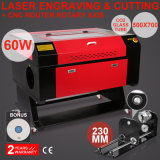 60W CO2 Laser Engraver Cutting Machine with Rotary Axis
