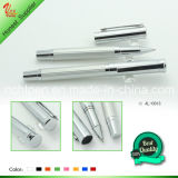 Simple White Color Metal Pen for Office or School Supplies