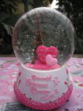 Fancy Hand Painted Tiger Crystal Ball for Baby Birthday Souvenirs