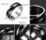 Lead & Nickel Free Black Color Stainless Steel Men Party Ring