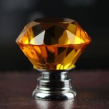 Modern and Simple European Single Hole Crystal Diamond Handle
