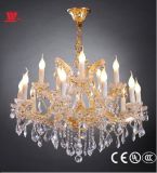 Modern Crystal Chandelier with Glass Decoration Wl-8141
