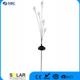 Five Plastic Flowers Solar Festival LED Light with Single Crystal Silicon Panel