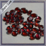 Fashion Jewelry Beads Oval Checker Cut Natural Garnet