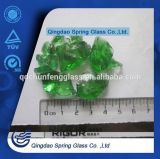 1-2cm Green Decorative Glass Stones
