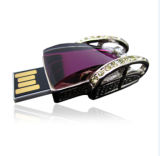 2015 New Design Crystal Push and Pull USB Flash Drive