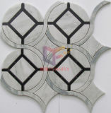 Complex Pattern Water Jet Marble Mosaic (CFW75)