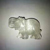 Semi Precious Stone Natural Crystal Buddha Elephant Carving