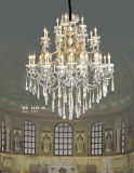 Elegance Crystal Brass Chandelier for Villa, Hotel, Church (WD1133-40)