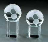 Football Glass Football Decoration with Vivid Shape