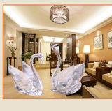 Wedding Gift Crystal Glass Swan Wholesale Crystal Gift or Home Decorations