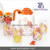 Popular 7PCS Glass Lemon Set with Printing
