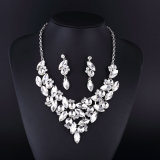 New Style Classical Clear Crystal Silver Plating Necklace