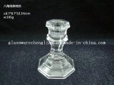 Crystal Machine-Made Glass Candle Holder (ZT-HG38)