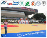 Wooden Structure Decorative Outdoor Basketball Court Polyurethane Coating