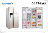 Side-by-Side Double Doors Wide Length House Hold Refrigerator
