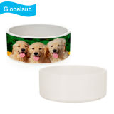 Blank Sublimation Ceramic Cat Bowl Printed with Customized Image