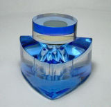 High-Quality Blue Crystal Glass Perfume Bottle