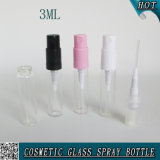3ml Small Clear Glass Fine Mist Spray Tube Vial Bottle for Perfume