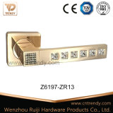 Crystal Entry Door Hardware Handle on Rose High Quality (z6197-zr13)